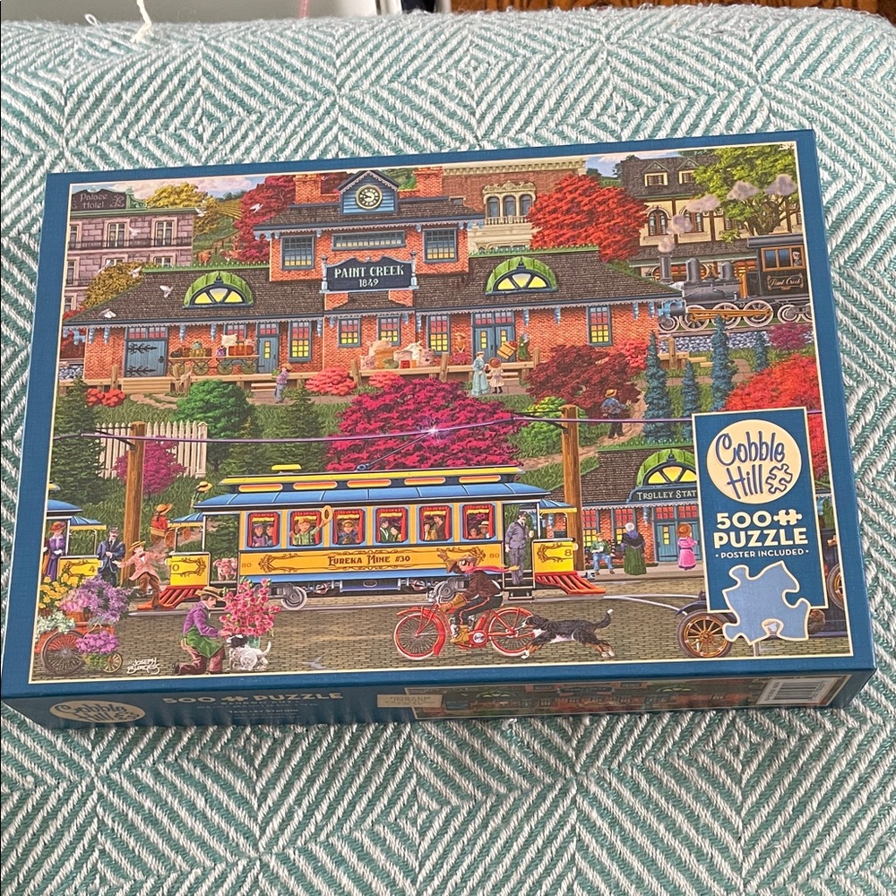 Cobble Hill Trolley Station 500 Piece Puzzle